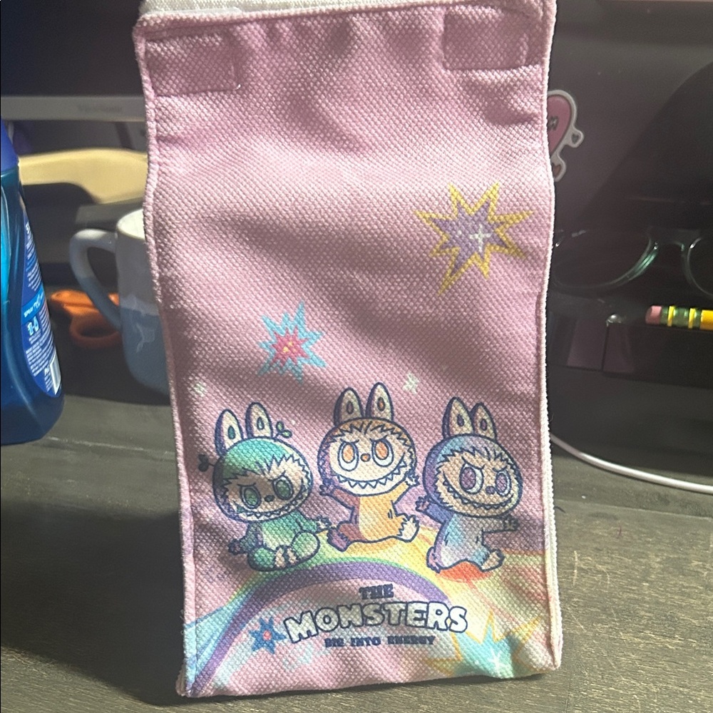 Pop Mark Pink Monsters Labubu‎ Tissue Bag